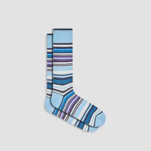 Striped Mid-Calf Socks