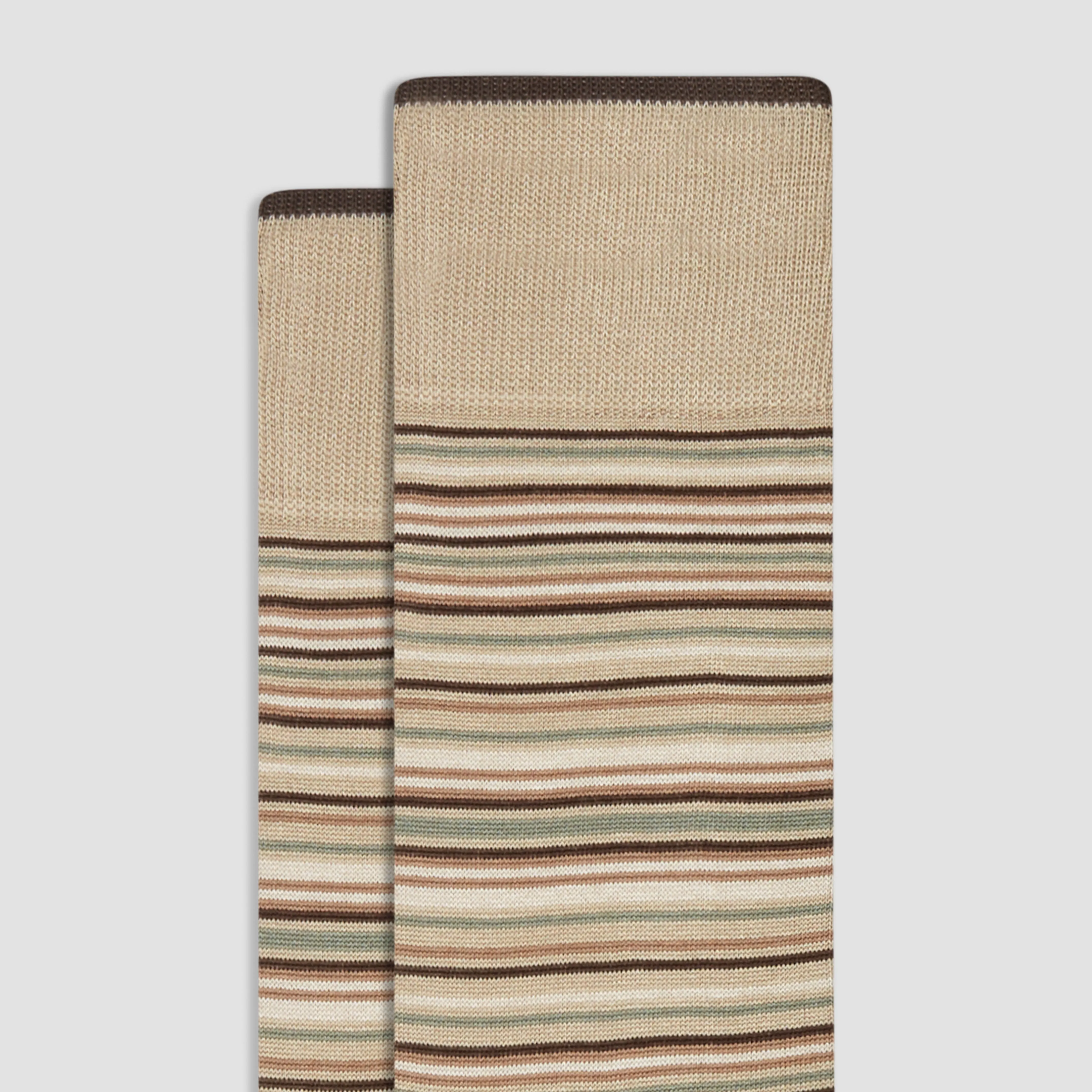 Striped Mid-Calf Socks