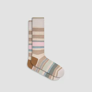 Striped Mid-Calf Socks