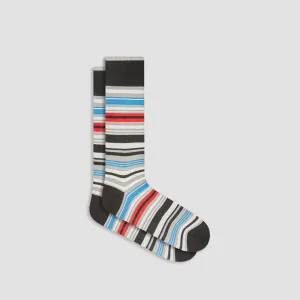 Striped Mid-Calf Socks