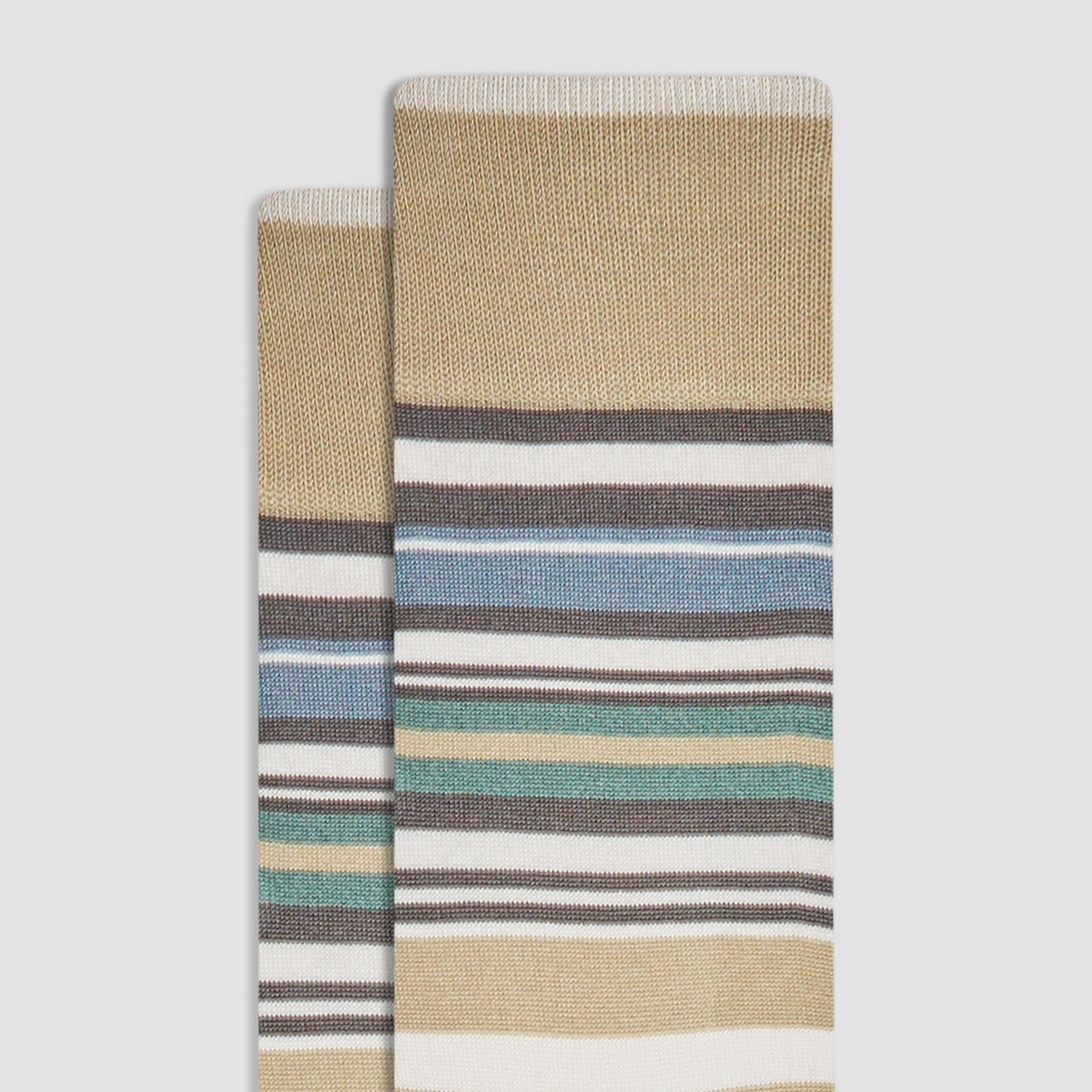 Striped Mid-Calf Socks
