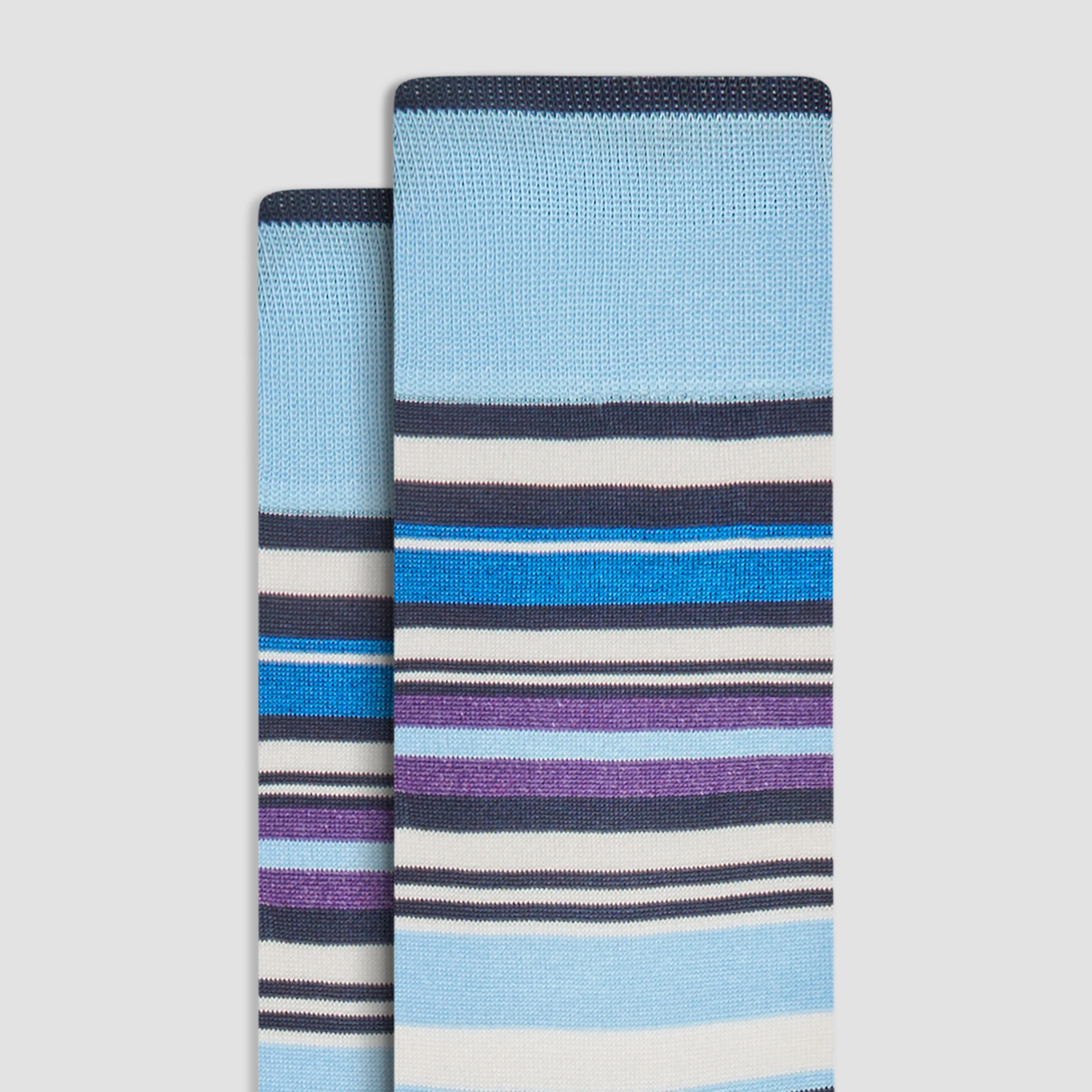 Striped Mid-Calf Socks