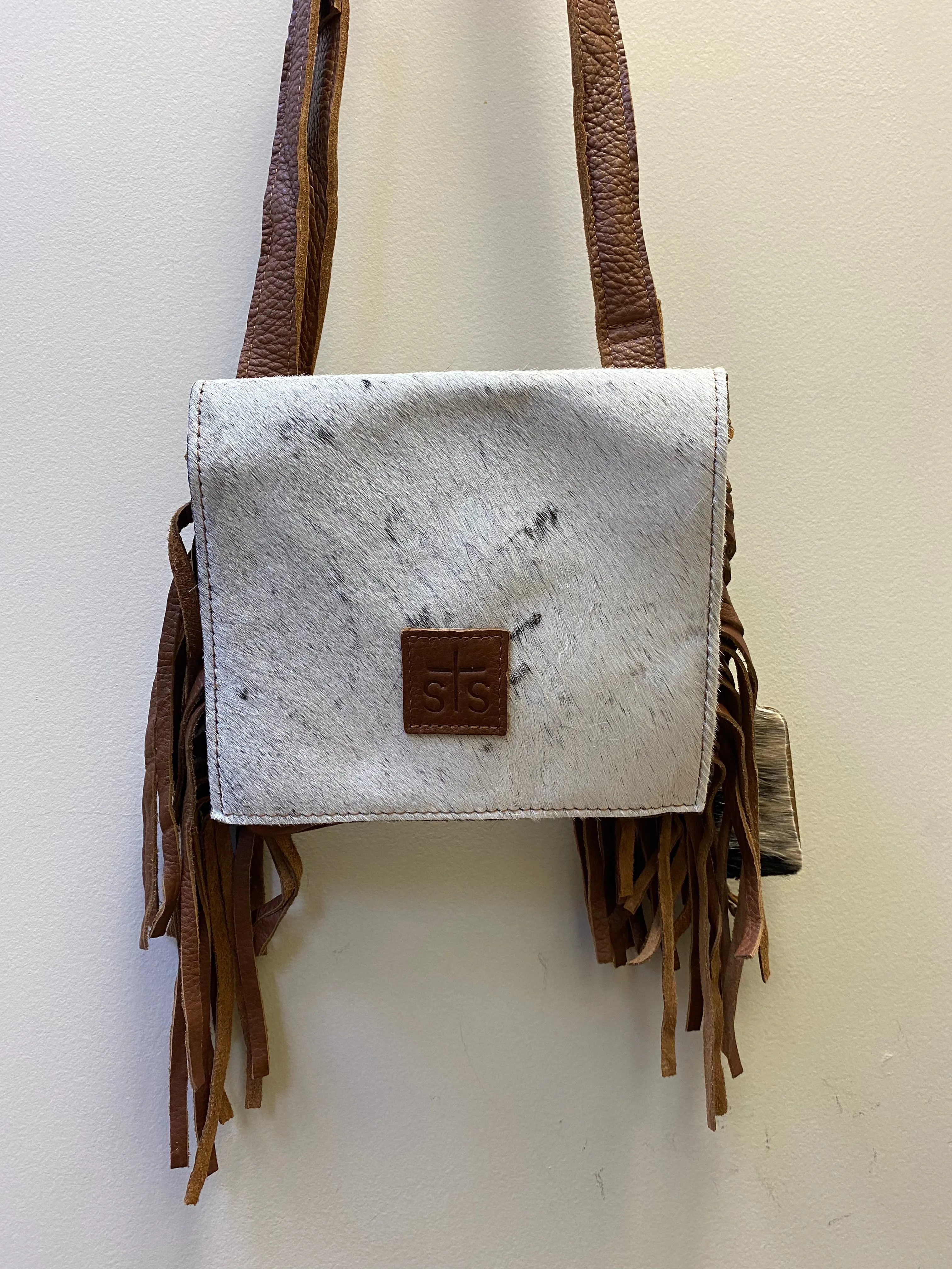 STS Cowhide Miss Kitty Saddle Bag