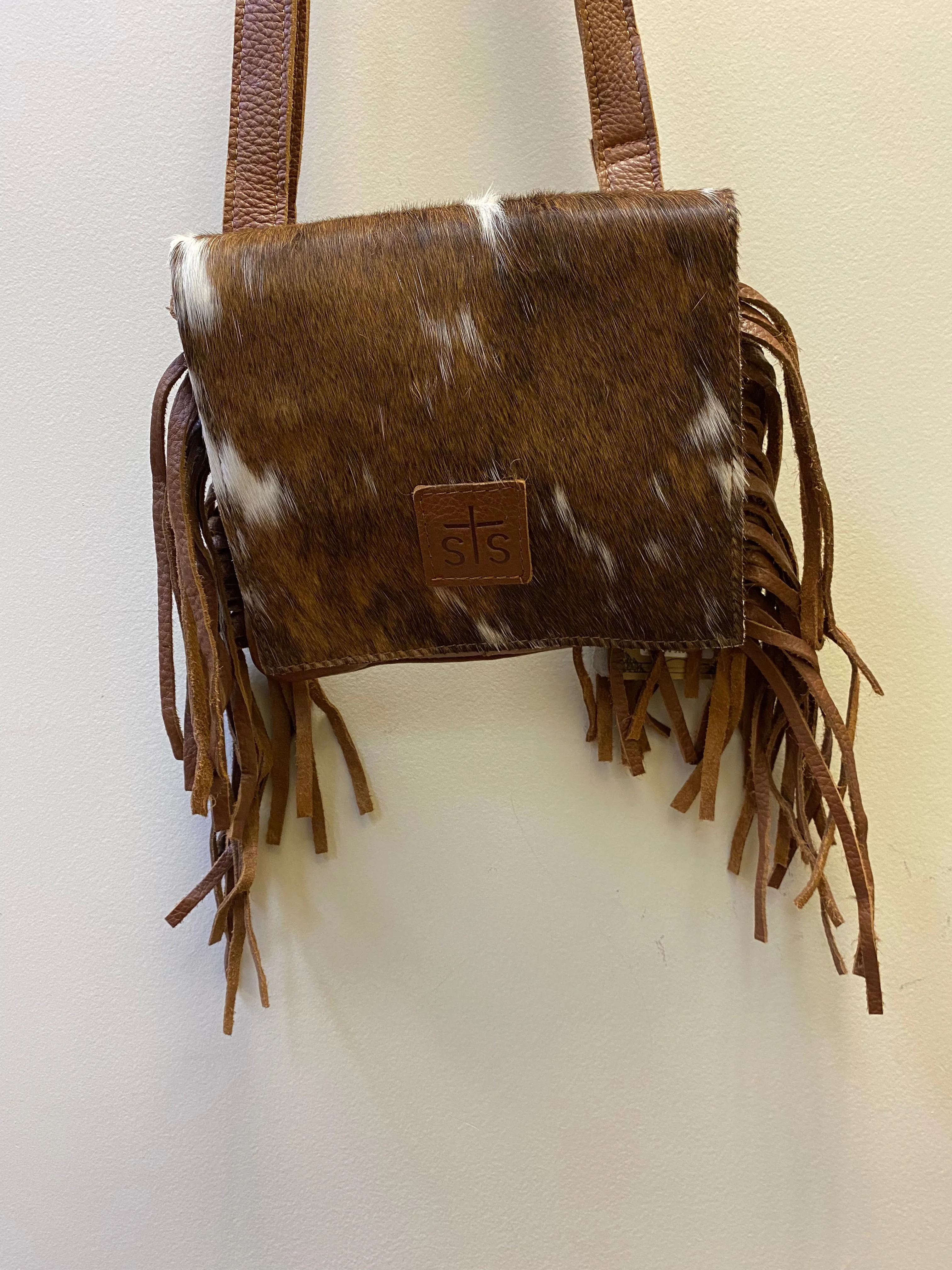 STS Cowhide Miss Kitty Saddle Bag