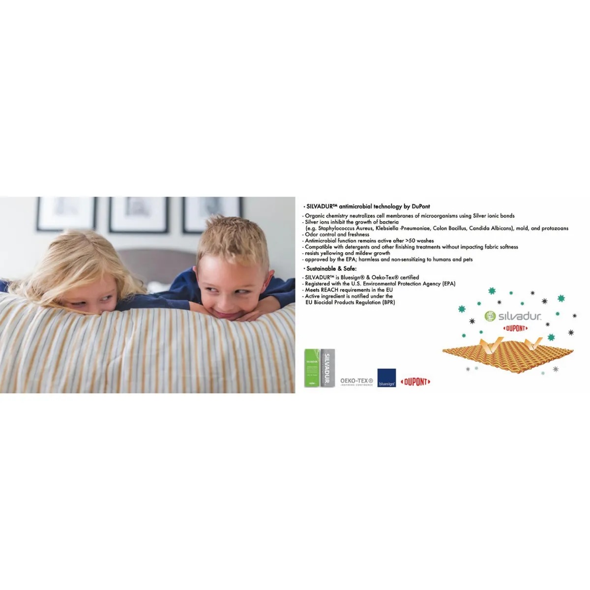 Supima Cotton Satin Bedsheets (Antimicrobial) - White