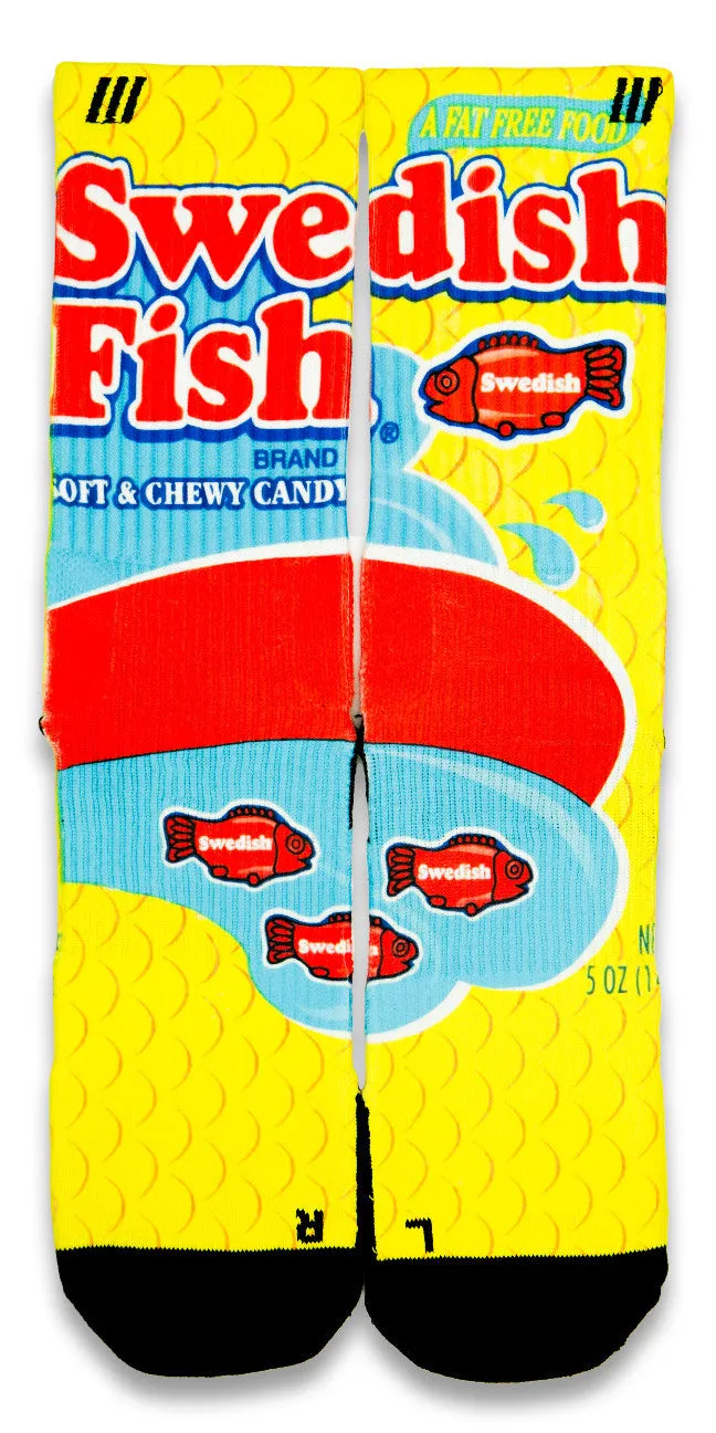 Swedish Fish CES Custom Socks