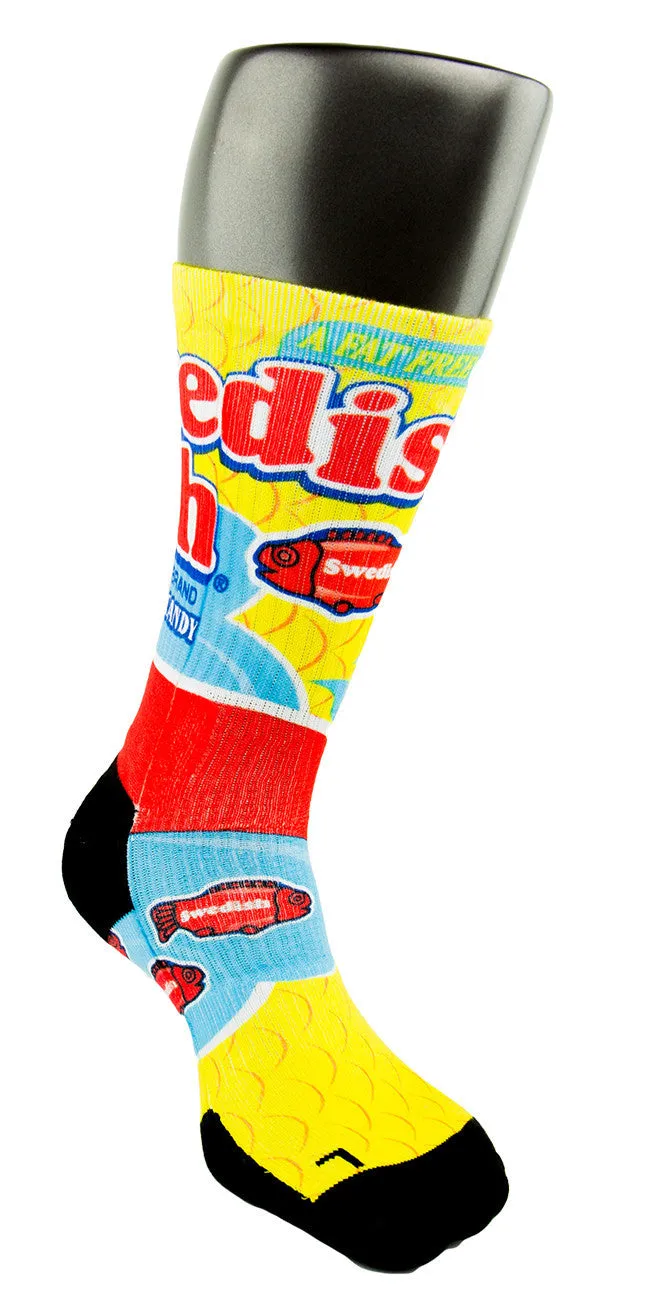 Swedish Fish CES Custom Socks