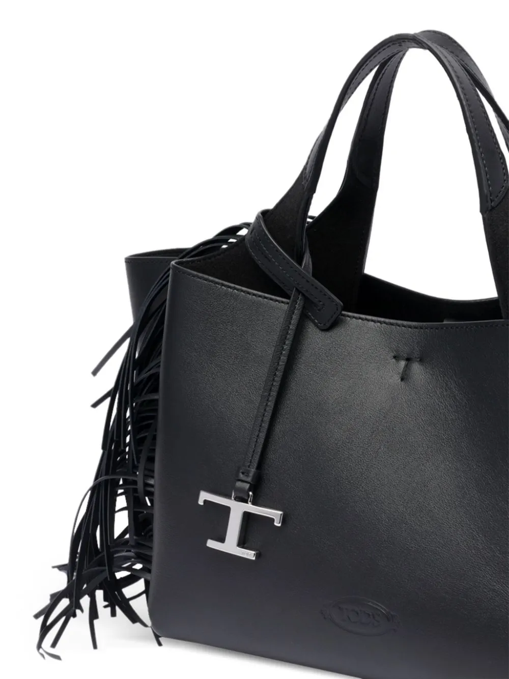 T timeless mini leather tote bag