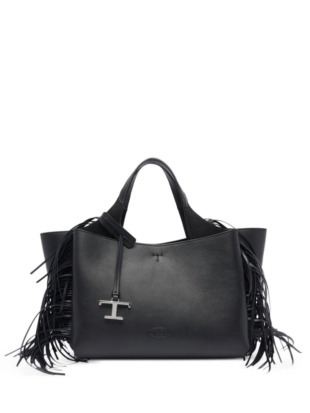 T timeless mini leather tote bag