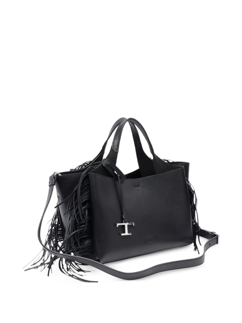 T timeless mini leather tote bag