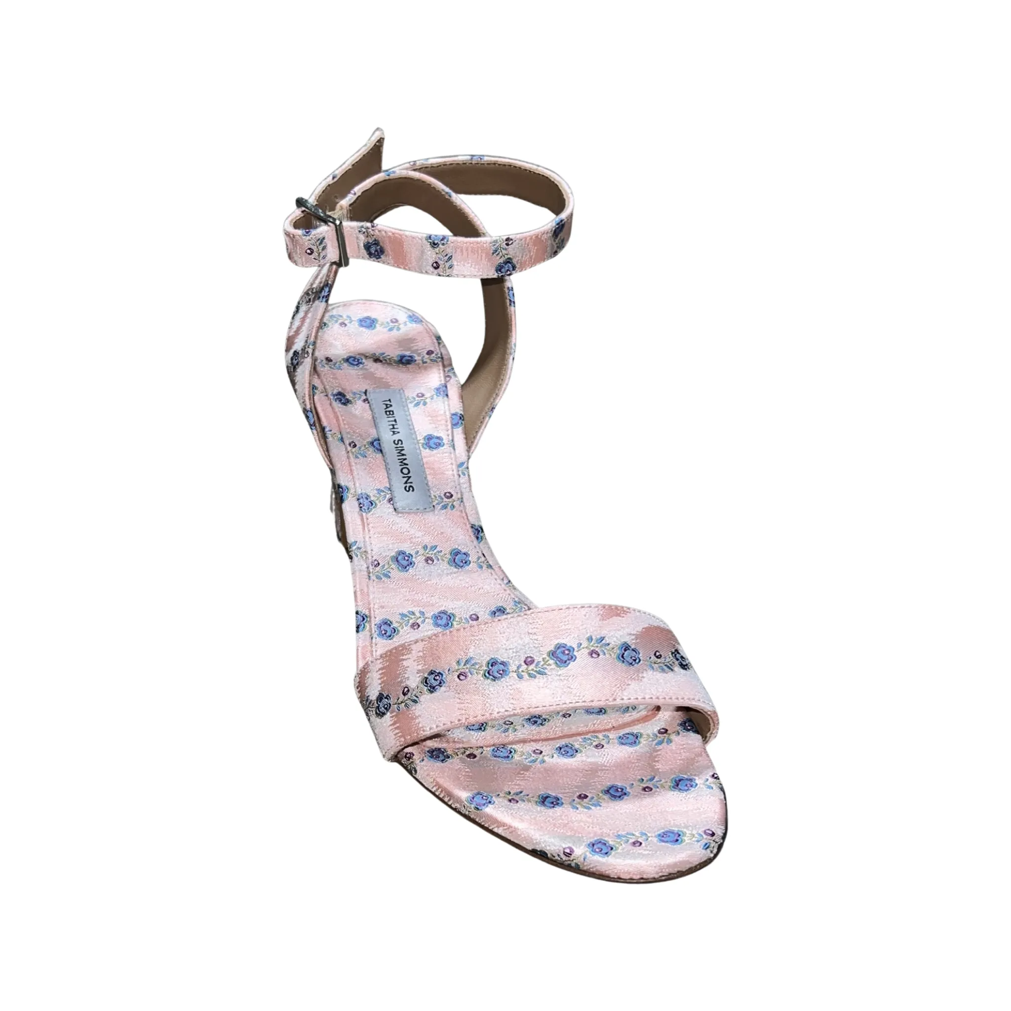 Tabitha Simmons Leticia LT Pink Striped Jacquard