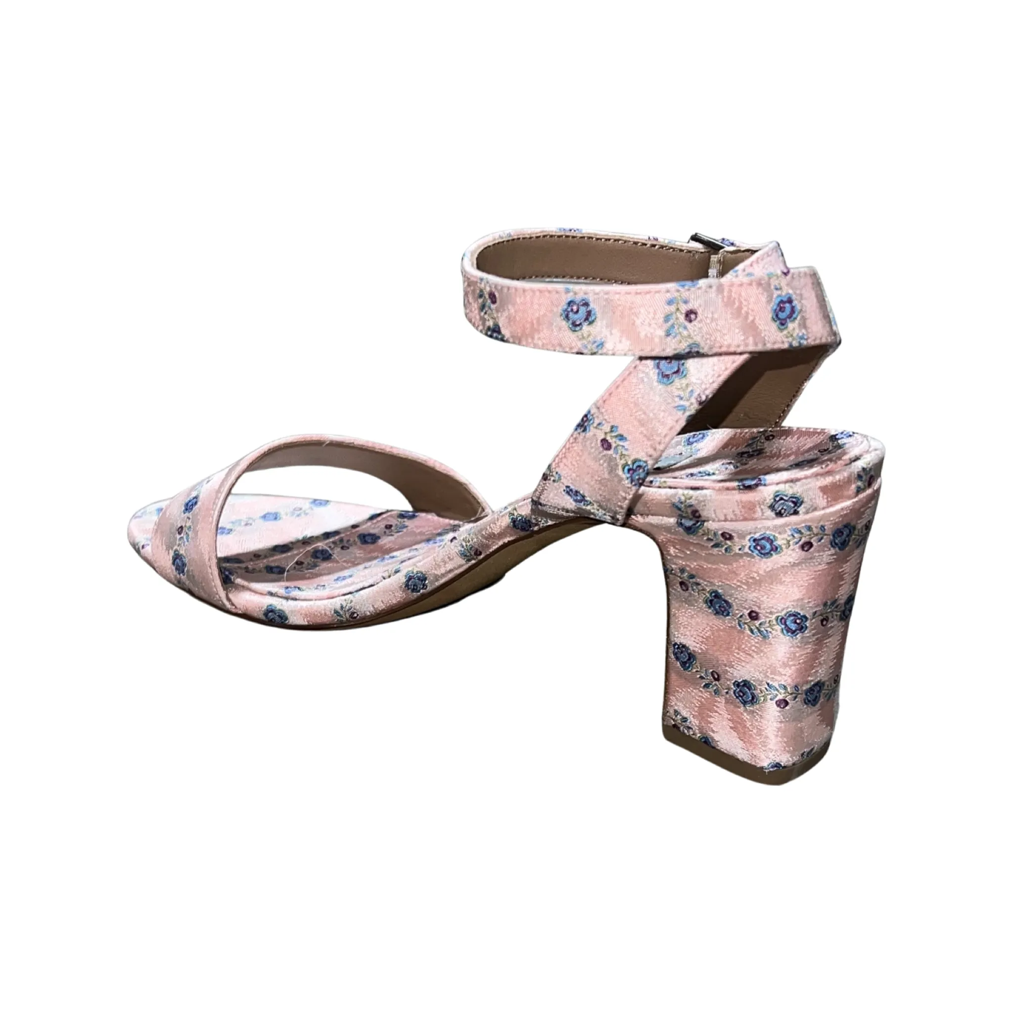 Tabitha Simmons Leticia LT Pink Striped Jacquard