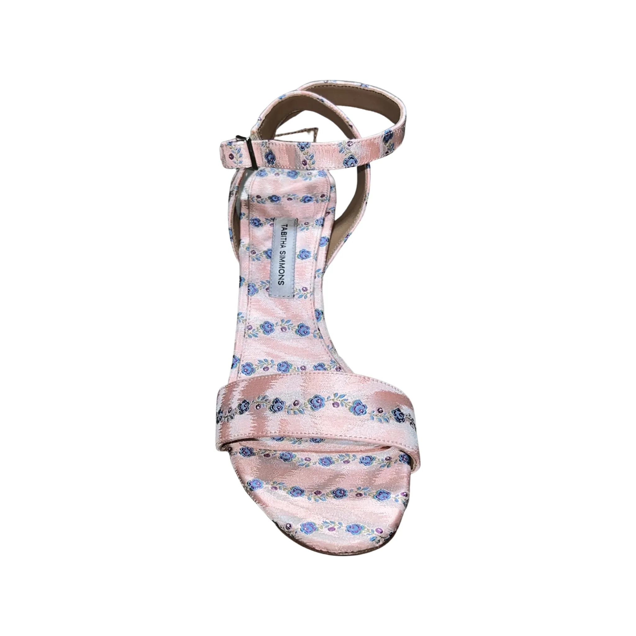 Tabitha Simmons Leticia LT Pink Striped Jacquard