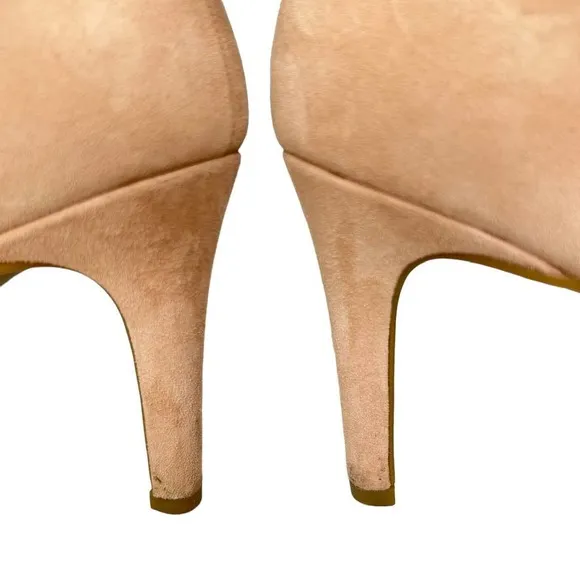 Taryn Rose “Tamara” Soft Beige Silky Beige Pumps Heels 9M