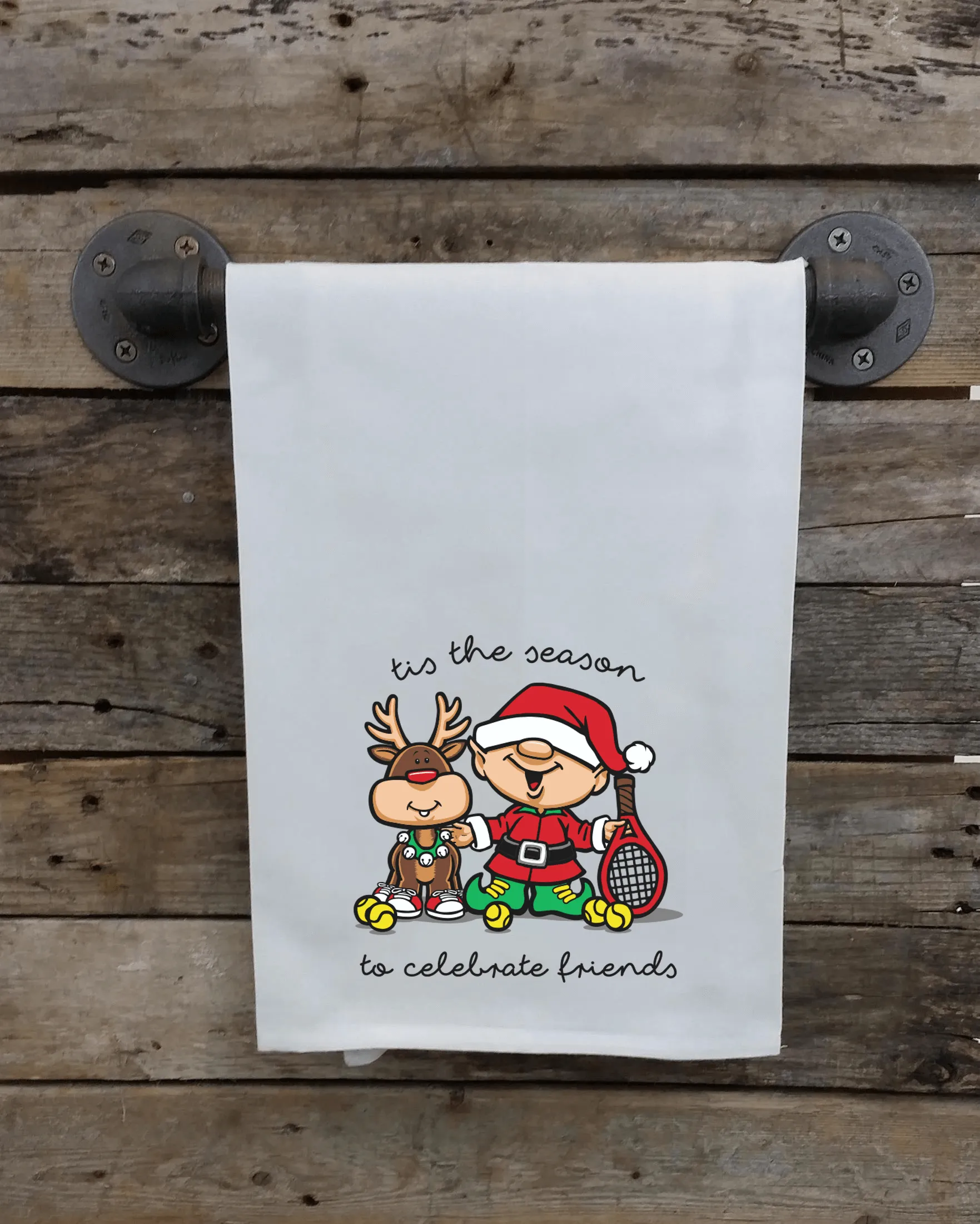 Tennis Holiday Kitchen Towel