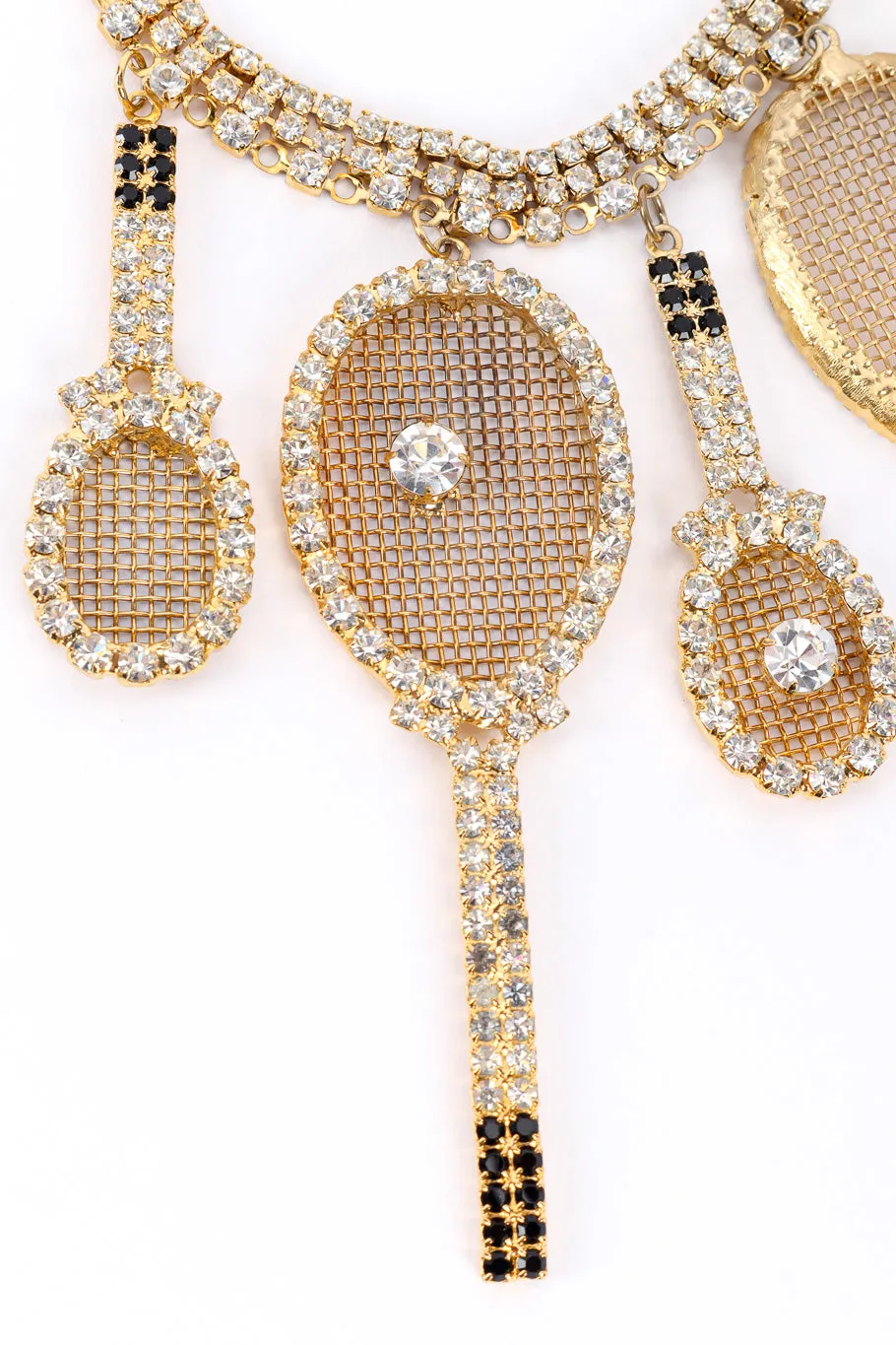 Tennis Racket Charm Necklace
