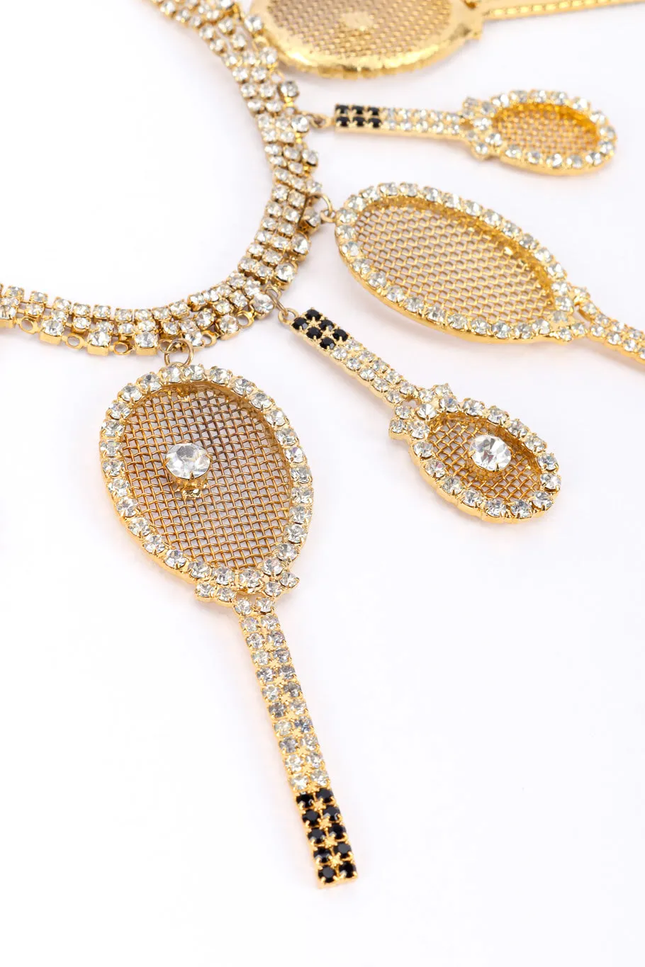 Tennis Racket Charm Necklace