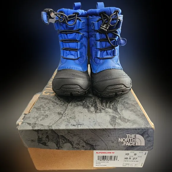 The North Face Alpenglow IV WATERPROOF, INSULATED Boots. Size 10 Toddler, NEW!