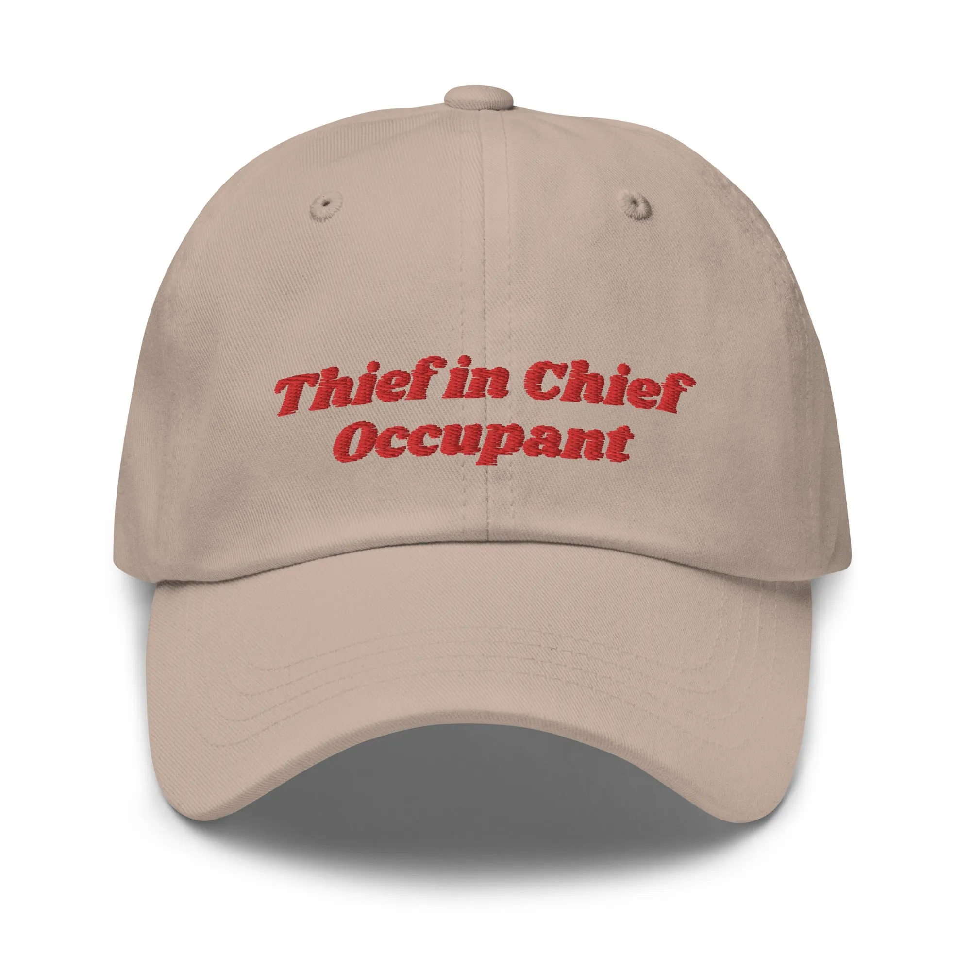 Thief in Chief Occupant Dad Hat Red Thread