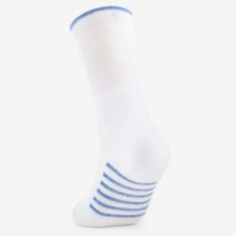 Thorlo Unisex Pickleball Light Cushion Crew Socks (White)