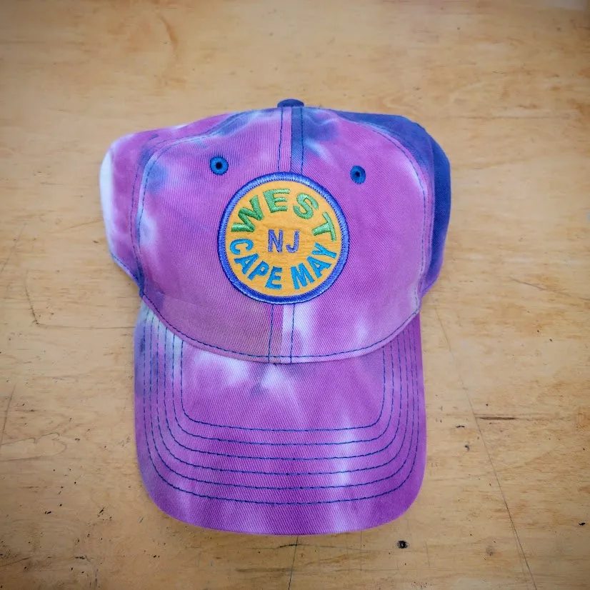 Tie-dyed West Cape May Patch Hat
