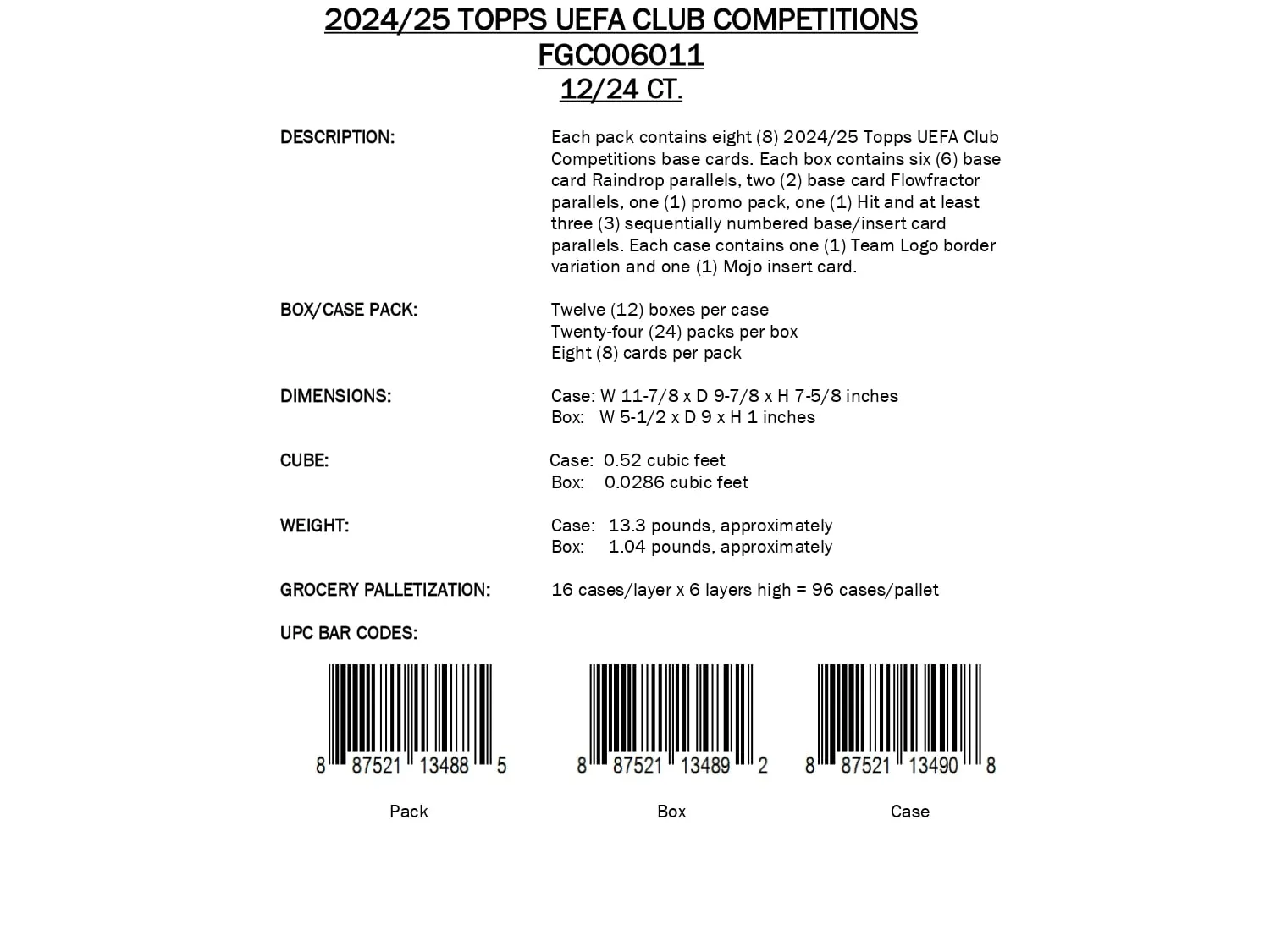 Topps UEFA Club Competitions Flagship 2024/25 - Hobby Box