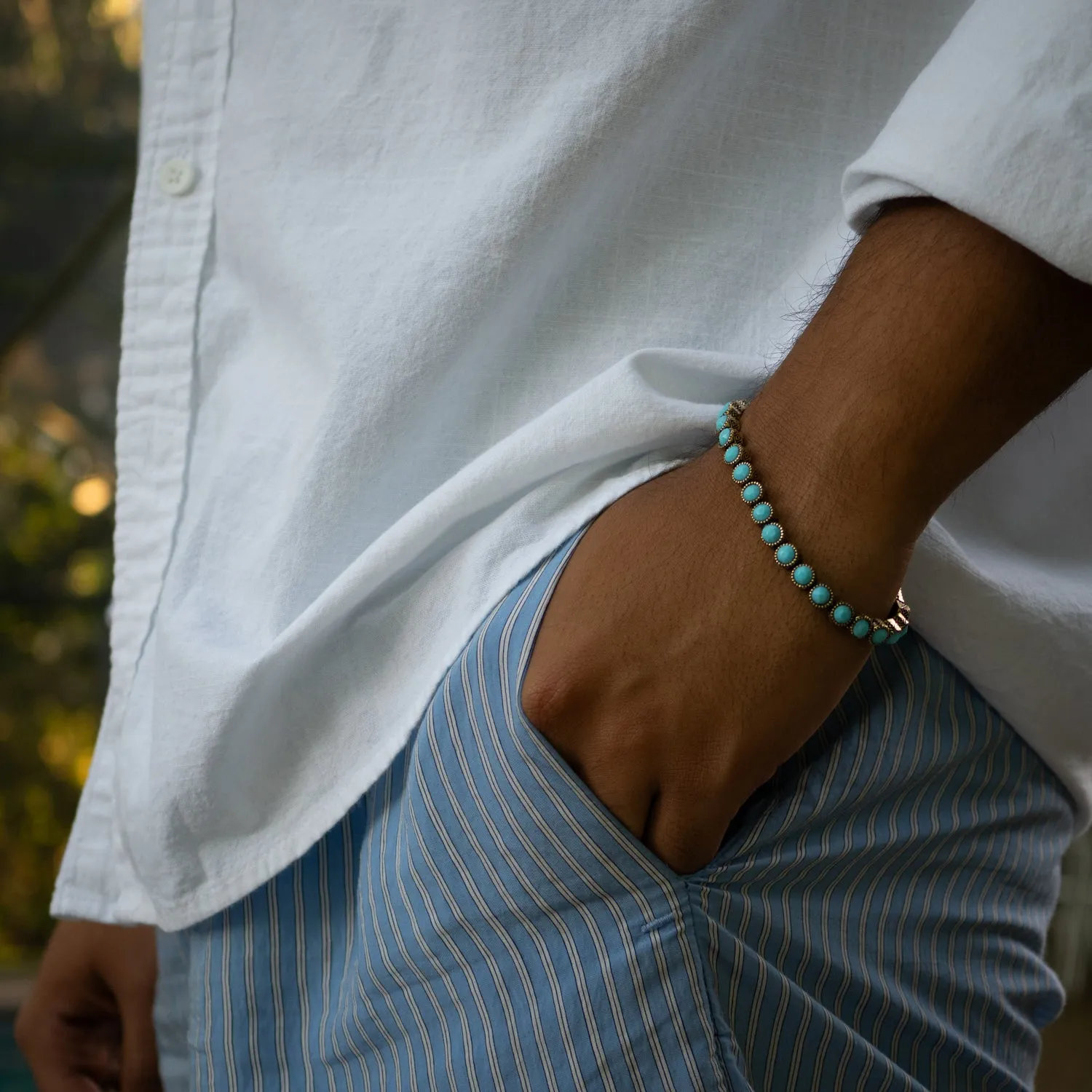 Turquoise Tennis Bracelet