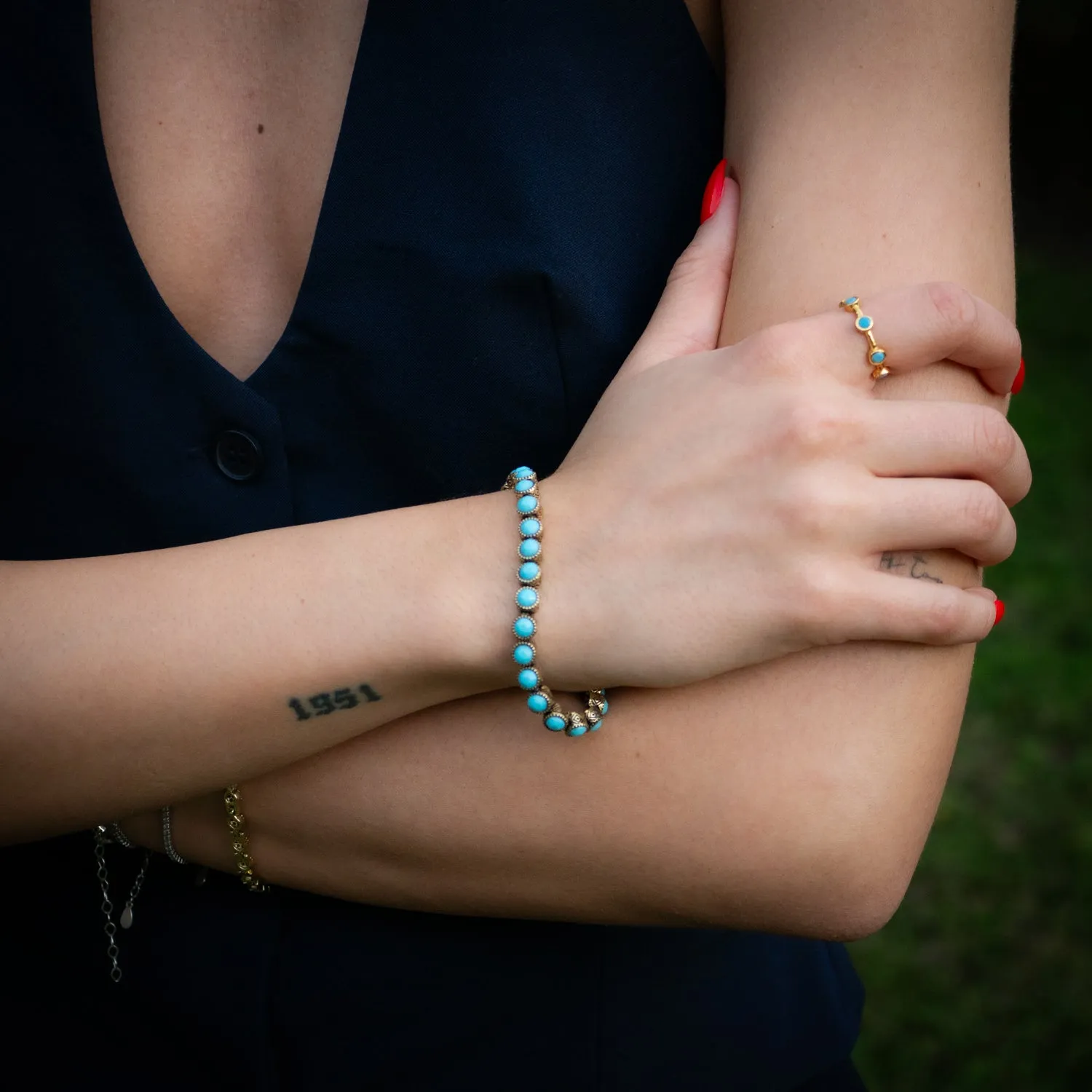 Turquoise Tennis Bracelet