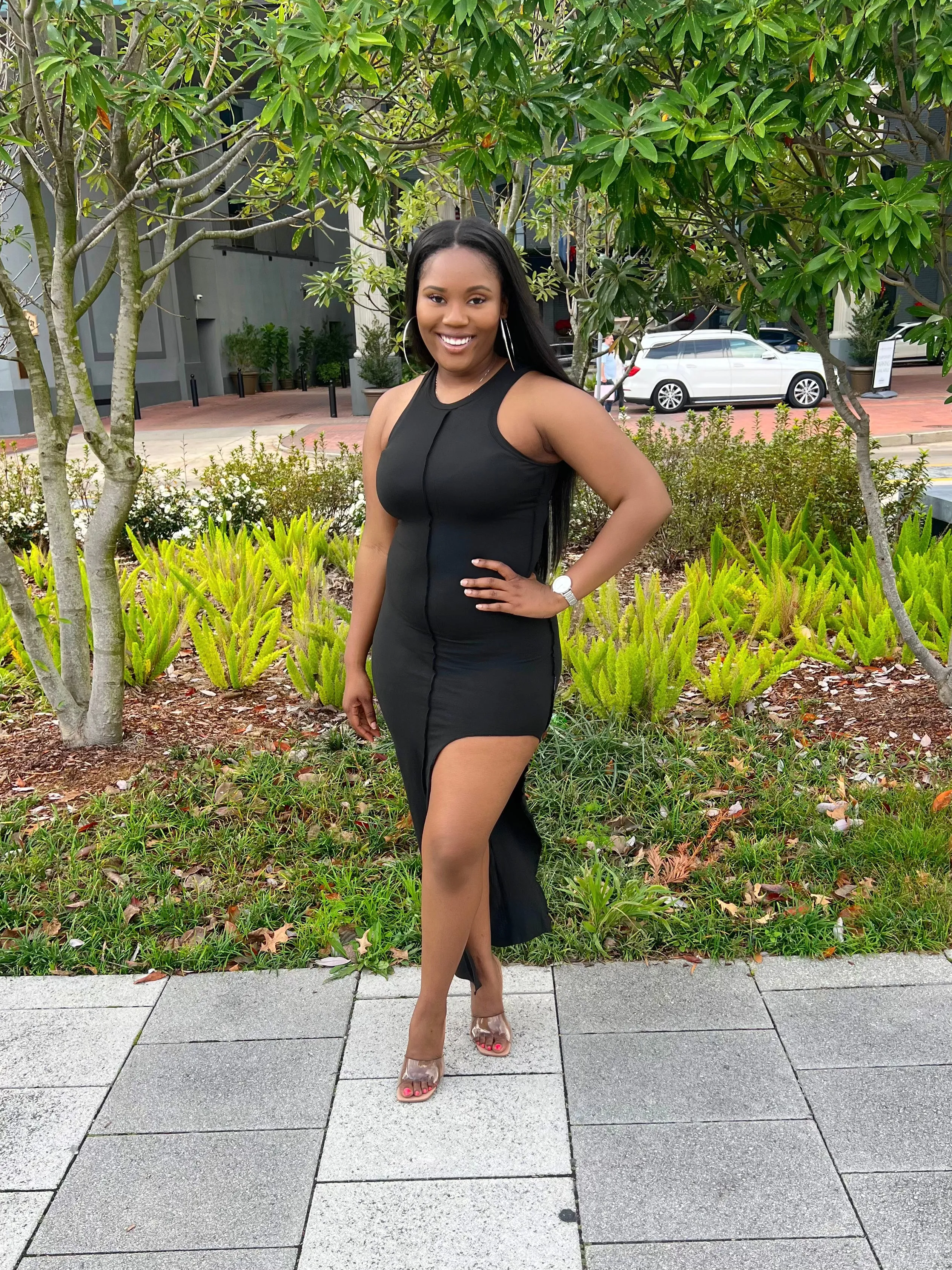 UNPREDICTABLE MAXI DRESS