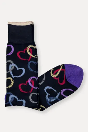 Valentine Lover Socks - Black