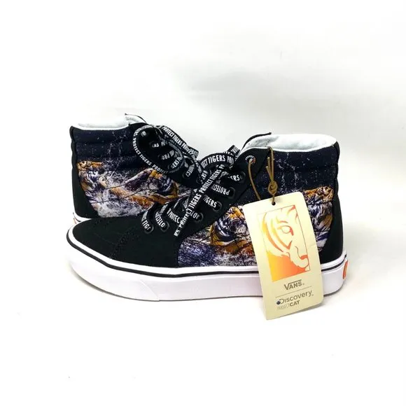 VANS SK8-HI Discovery Comfycush Shoes Womens Black Skate Canvas Size VN0A3WMB9EF