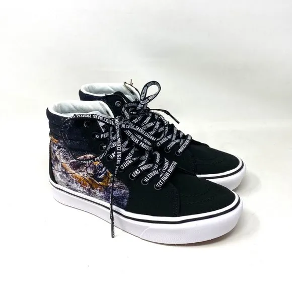 VANS SK8-HI Discovery Comfycush Shoes Womens Black Skate Canvas Size VN0A3WMB9EF