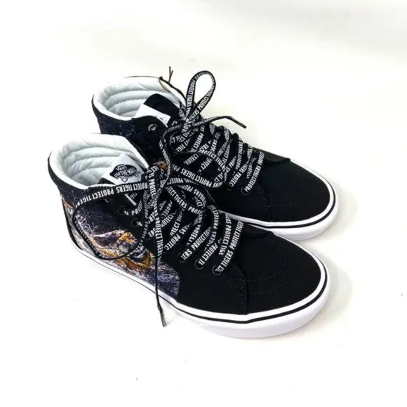 VANS SK8-HI Discovery Comfycush Shoes Womens Black Skate Canvas Size VN0A3WMB9EF