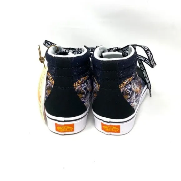 VANS SK8-HI Discovery Comfycush Shoes Womens Black Skate Canvas Size VN0A3WMB9EF
