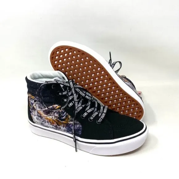 VANS SK8-HI Discovery Comfycush Shoes Womens Black Skate Canvas Size VN0A3WMB9EF