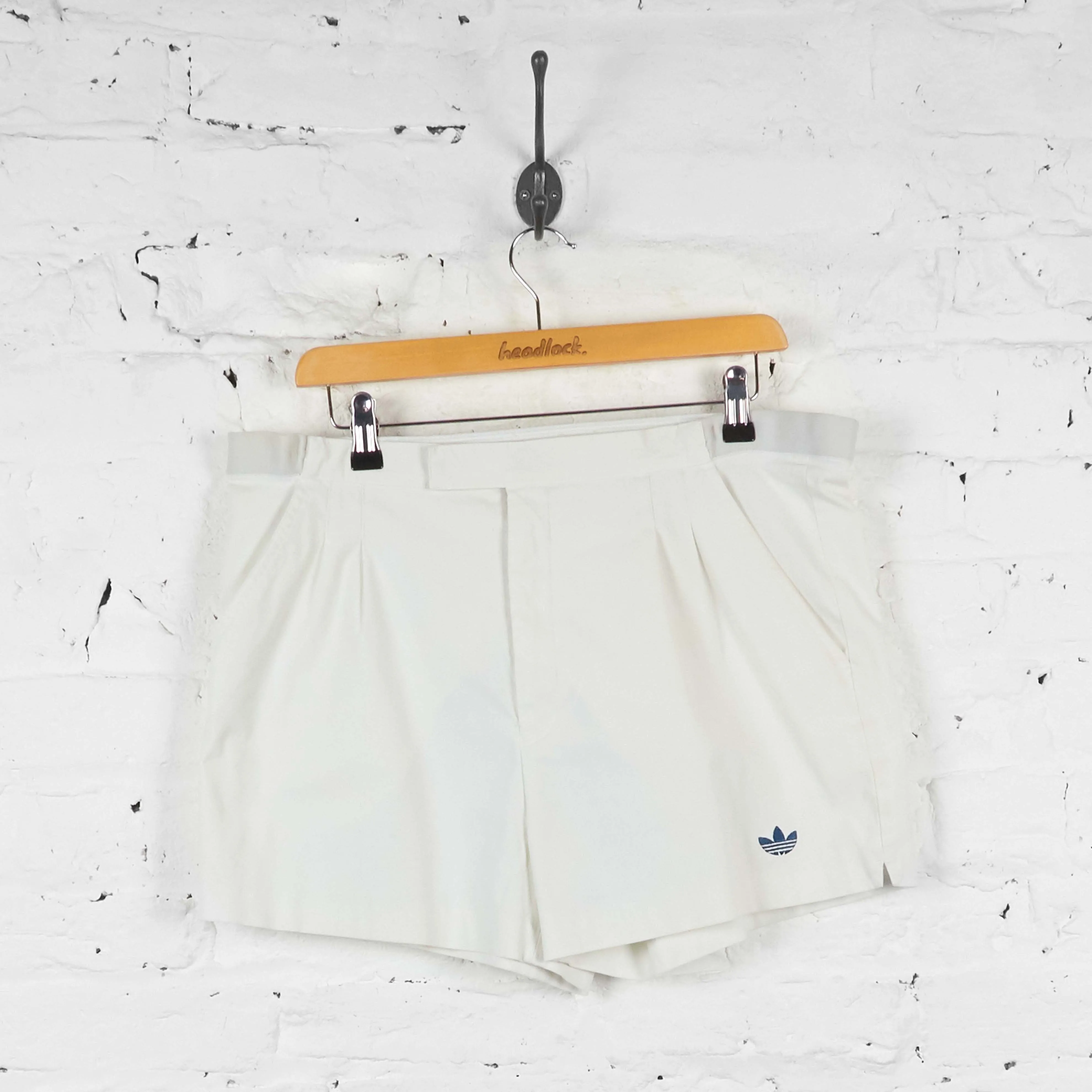 Vintage Adidas Tennis Shorts - White - L