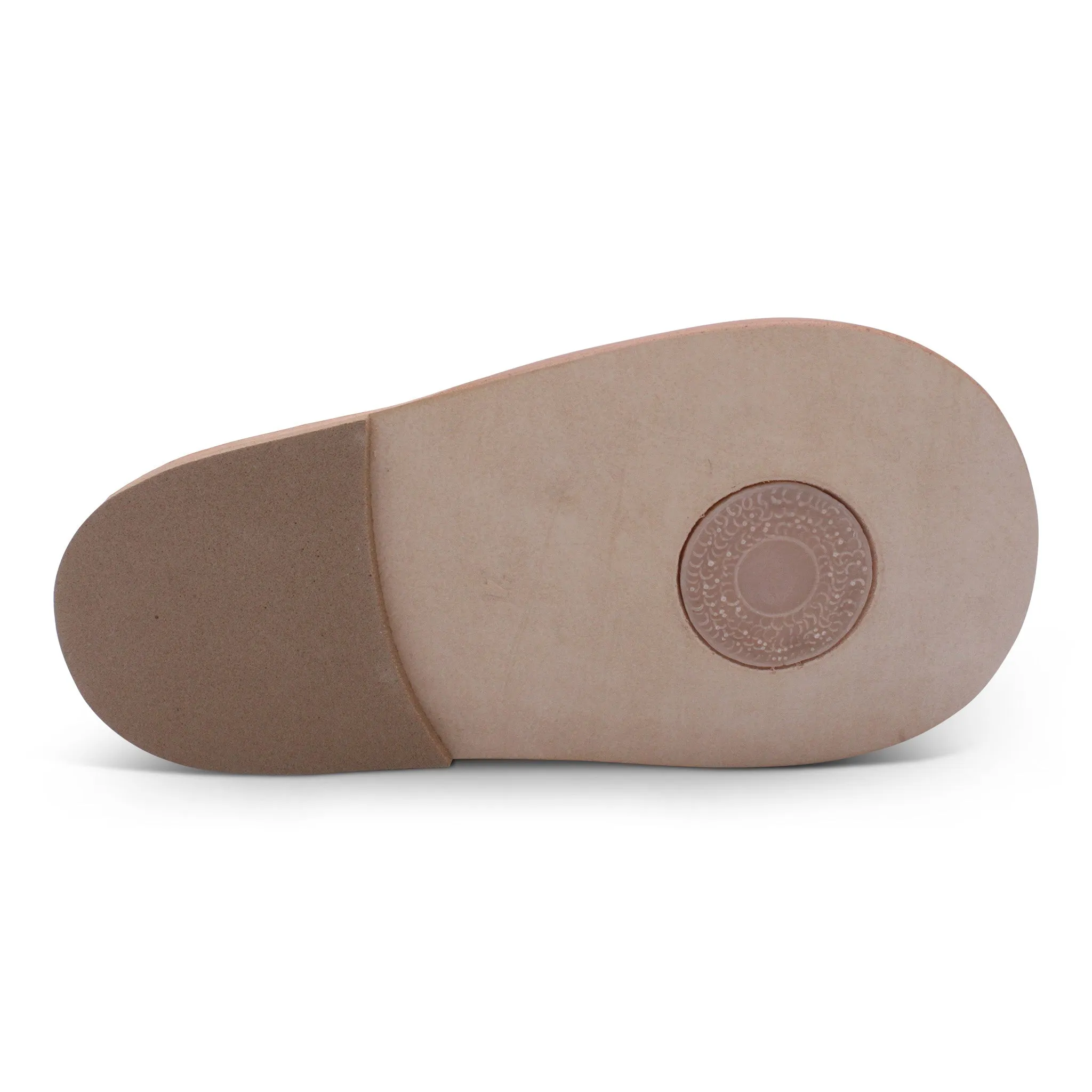 'Vitoria' Girls Ivory Patent Bar Shoes