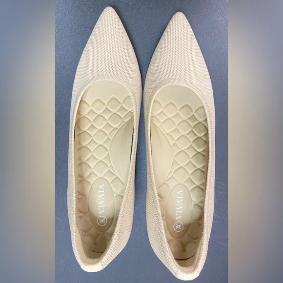 VIVAIA Aria Wedge 2.0 Women's Pointed Toe Wedge Pumps Shoes Size 39.5 (Us 8.5)