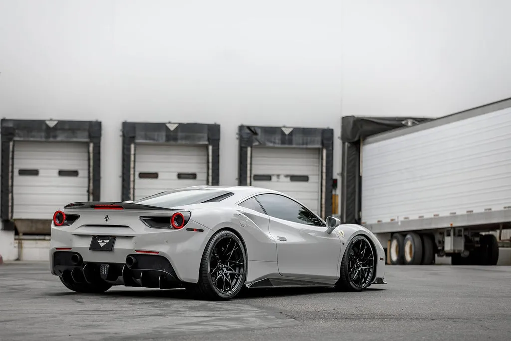 Vorsteiner FERRARI 488 ITALIA Decklid Spoiler Carbon Fiber Glossy