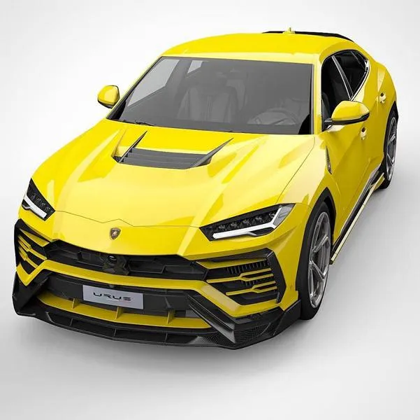 Vorsteiner LAMBORGHINI URUS UX-07 Front Spoiler Carbon Matrix Glossy