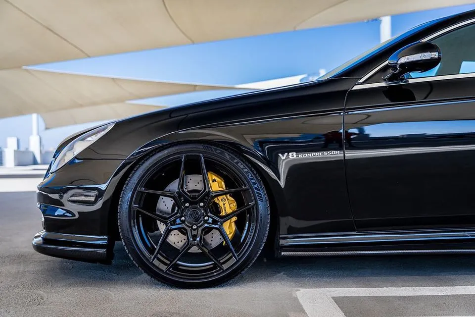 W219 CLS55 & CLS63 AMG Carbon Fiber Side Skirt Extensions