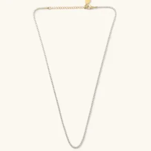 Waterproof Micro Tennis Necklace