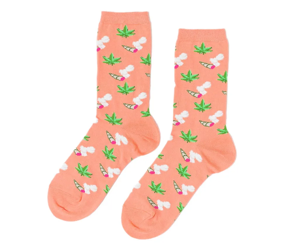Weed Crew Socks - Women’s