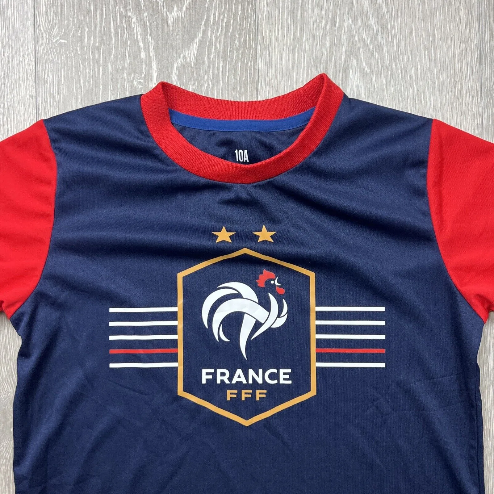 Weeplay Kids France French Soccer Football Kit Size 10A 10 Years