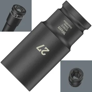 Wera Deep Impact Socket Impaktor with 1/2" Drive Zyklop 8790 C 27mm x 83mm