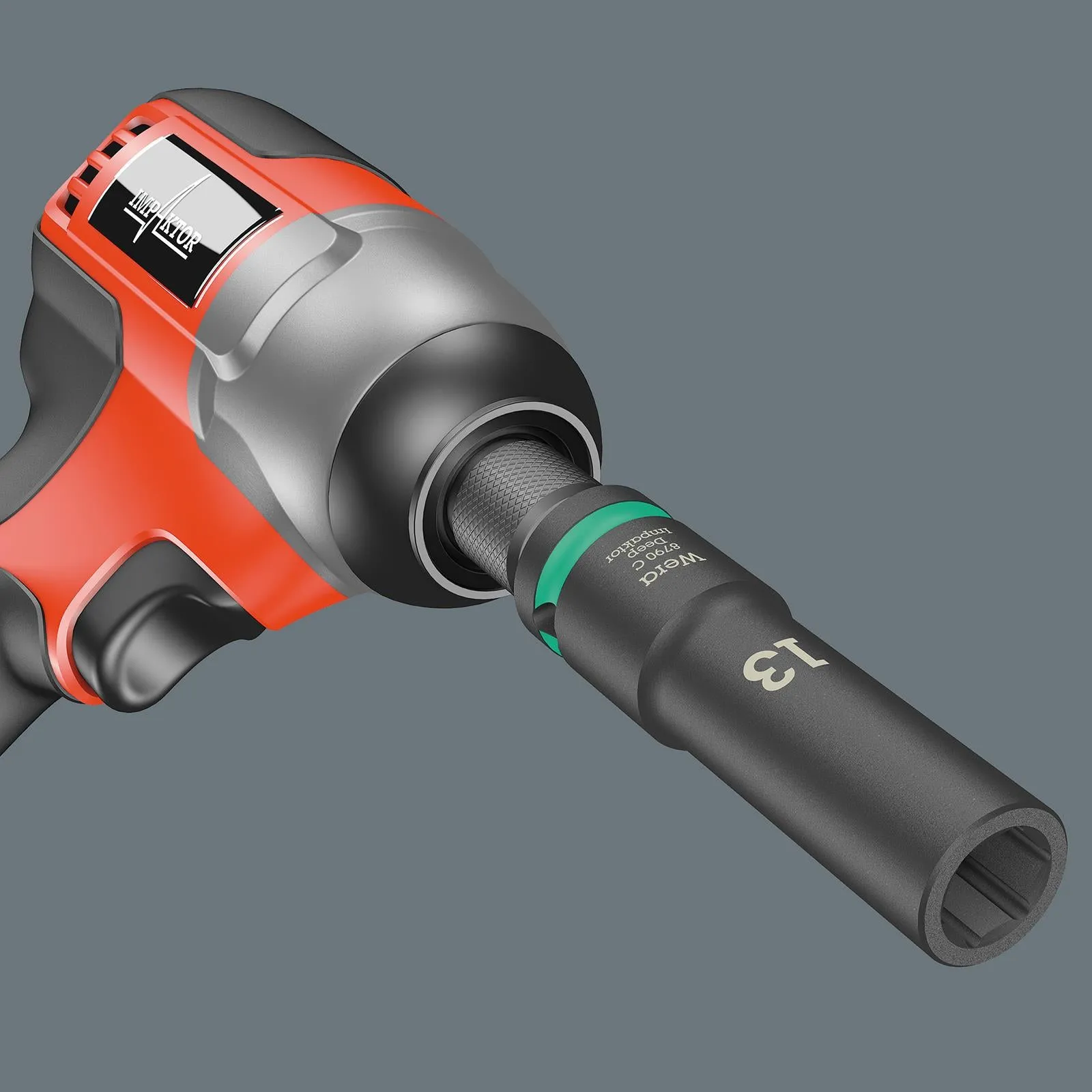 Wera Deep Impact Socket Impaktor with 1/2" Drive Zyklop 8790 C 27mm x 83mm