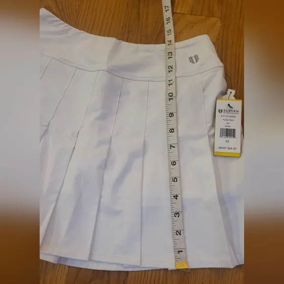 White Flutter Tennis Skirt/Skort Eleven by Venus Williams SZ XS NWT