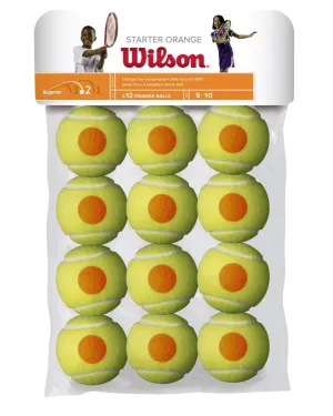 Wilson Starter Orange 12 Pack