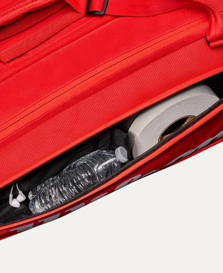 Wilson Super Tour 15 Racket Bag | Red
