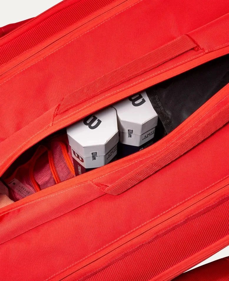 Wilson Super Tour 15 Racket Bag | Red